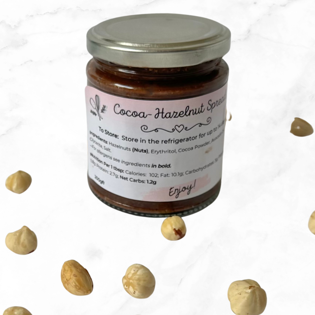 Keto CocoaHazelnut Spread Anna's Keto Bakery