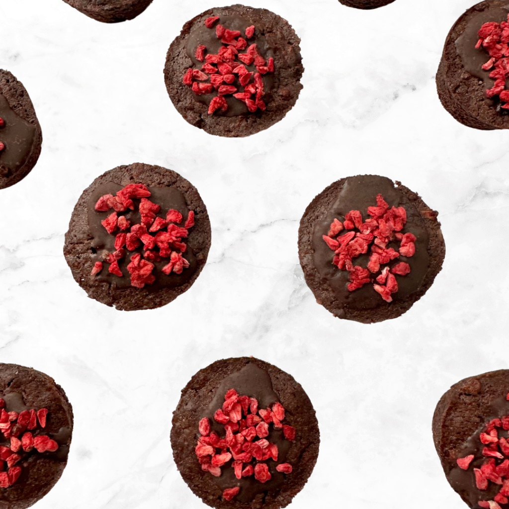 Keto Raspberry Collagen Brownie Bites Anna's Keto Bakery